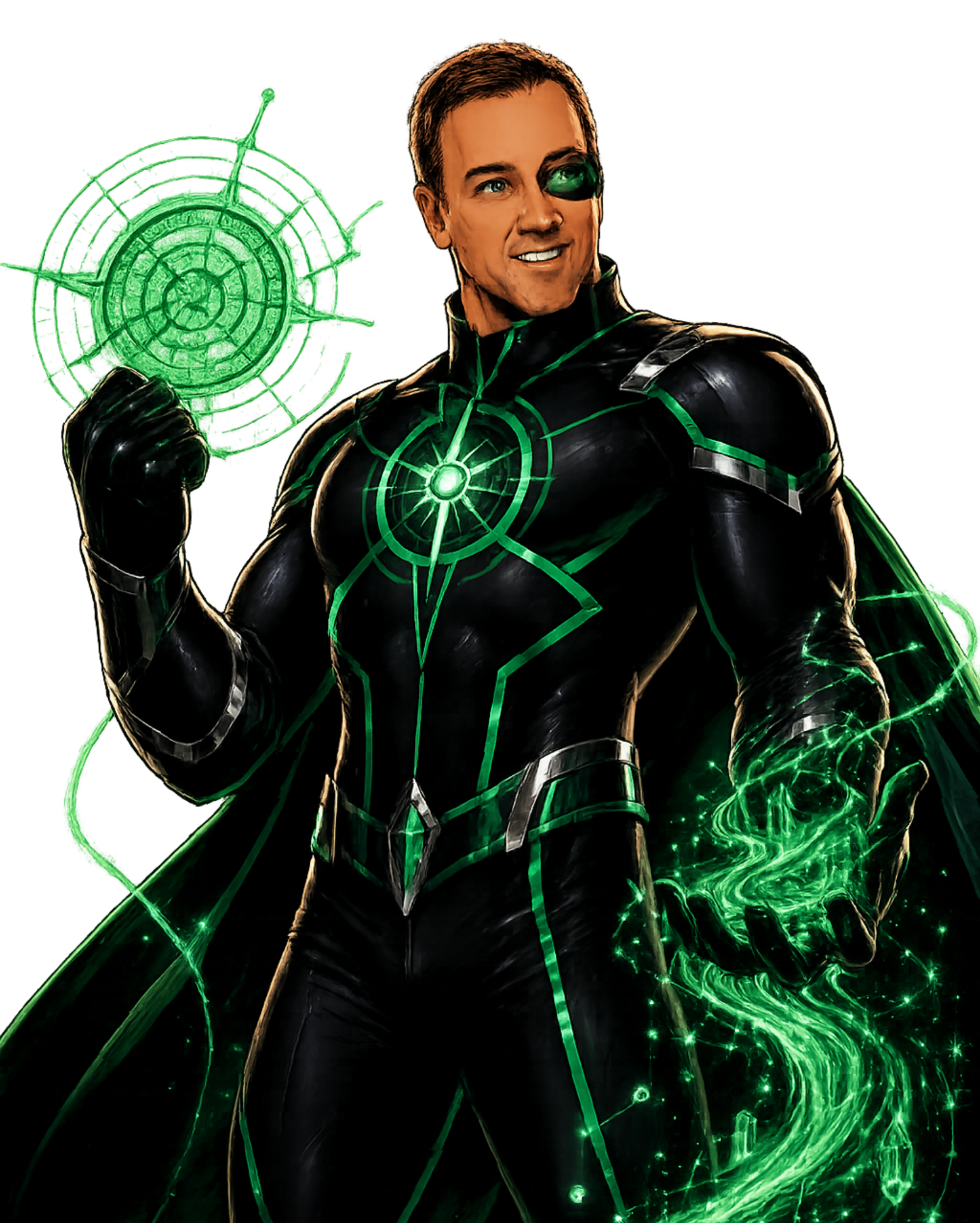Kent Lee as the Superhero Job Search Method character